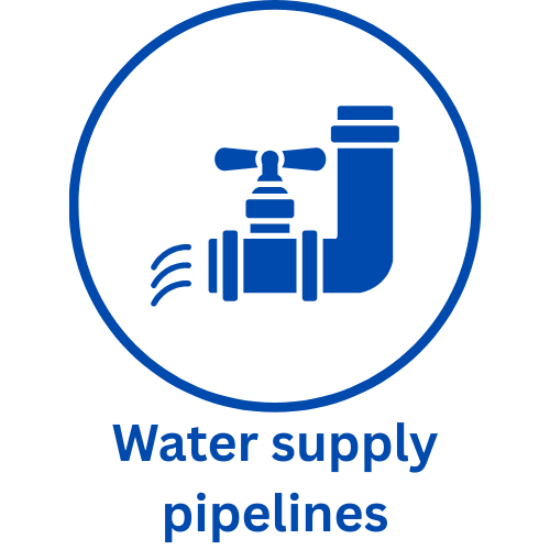 Water supply pipelines